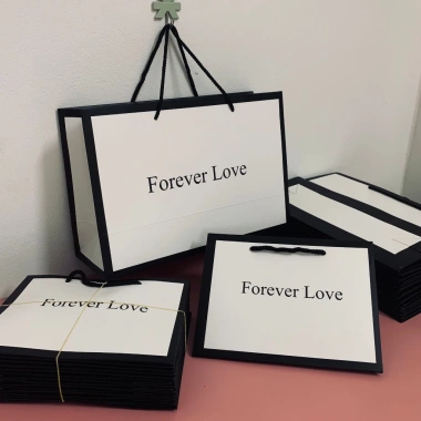 Túi Quà Tặng Forever Love Chống Nước Cứng Cáp Sang Trọng Quà Sinh Nhật Valentine 15.000 VND