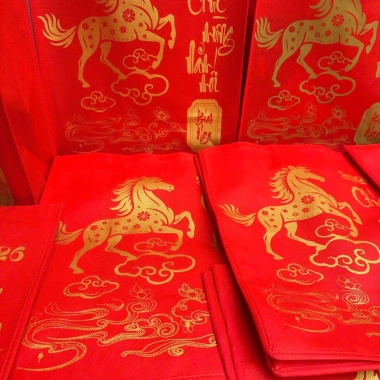 Túi quà tết Bính Ngọ 2.026 IN NHŨ ĐỒNG sang trọng - Đựng quà chúc mừng năm mới 5 Túi quà tết Bính Ngọ 2.026 IN NHŨ ĐỒNG sang trọng - Đựng quà chúc mừng năm mới 5