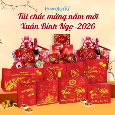 Túi Quà Tết Đựng Thùng Bia và Nước Ngọt Thiết Kế Sang Trọng, Chúc Mừng Năm Mới 115k 4
