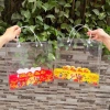 Túi quà Tết nhựa mica trong suốt 25x25x12cm - Quai xách tiện lợi, chỉ 22.000 VND