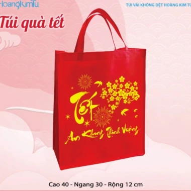 Túi Quà Tết Size Lớn 140k - Đựng Giỏ Quà Chúc Mừng Năm Mới, Tiết Kiệm Đến 28k