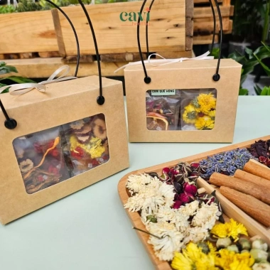Túi Quà Trà Mix Vị - Hoa Khô Đầy Đủ Vị, Thanh Nhiệt, Đẹp Da, Giảm Stress, Trà Thảo Mộc Sấy Lạnh 35k 7
