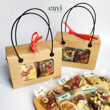 Túi Quà Trà Mix Vị - Hoa Khô Đầy Đủ Vị, Thanh Nhiệt, Đẹp Da, Giảm Stress, Trà Thảo Mộc Sấy Lạnh 35k 8
