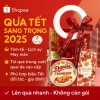 Túi Quà Trong Suốt Quai Da Cao Cấp 28x25x14cm Đựng Quà Tết Noel Sang Trọng Tặng Ruy Băng Voan Sóng