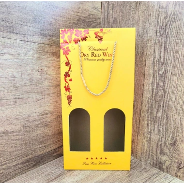 Túi quà vang đôi Classical chất liệu dày dặn, ánh nhũ cao cấp - Giá ưu đãi 36.630 VND 2