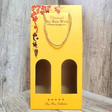Túi quà vang đôi Classical chất liệu dày dặn, ánh nhũ cao cấp - Giá ưu đãi 36.630 VND 5