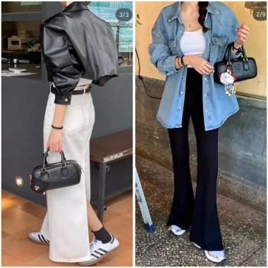 Túi quai xách trẻ trung Miu.uu da trơn 22cm, handle top trống, đa năng kèm dây chéo - 740.000₫ 6