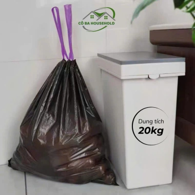 Túi rác có dây rút BOBO 100 túi treo tường - Dẻo dai, chịu lực, chống thấm, chỉ 27.900₫ 2