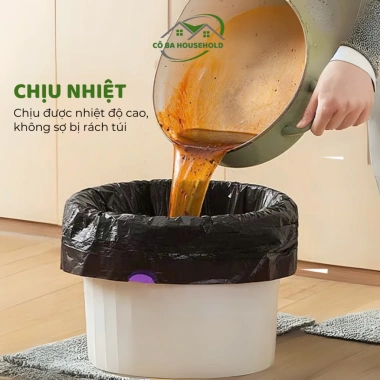 Túi rác có dây rút BOBO 100 túi treo tường - Dẻo dai, chịu lực, chống thấm, chỉ 27.900₫ 5