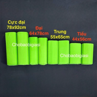 Túi rác cuộn 1kg XANH LÁ không lõi - Tiết kiệm, tiện lợi, dễ dùng, giá 31,979₫