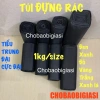 Túi rác cuộn đen 1kg/size, dai chắc, không lõi, tiện lợi 4 size - 31.979 VND