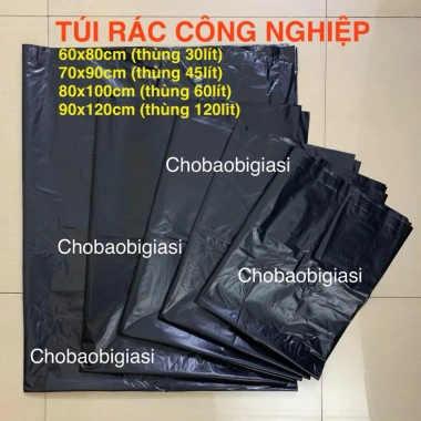 Túi rác cuộn đen 1kg/size, dai chắc, không lõi, tiện lợi 4 size - 31.979 VND 9