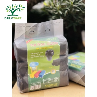 Túi rác cuộn tự phân huỷ TAHUFA DAILY 3 tiểu trung đại 3 túi chỉ 31.500 VND 3