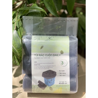 Túi rác cuộn tự phân huỷ TAHUFA DAILY 3 tiểu trung đại 3 túi chỉ 31.500 VND 7
