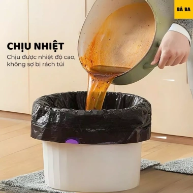 Túi rác dây rút BOBO quai treo tường - Chịu nhiệt, chống thấm, phân hủy - 26.460₫
