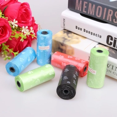 Túi rác đựng phân chó mèo 10 gói mỗi món - 1 cuộn tiện lợi, giảm giá 33k agpet 5