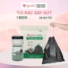 Túi rác Gumi tự phân hủy dây rút, size 50x55/65x78 cm, túi đen có quai - 51.000₫