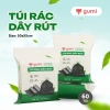 Túi rác Gumi tự phân hủy dây rút, size 50x55/65x78 cm, túi đen có quai - 51.000₫ 3