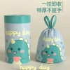 Túi rác in 2 mặt, quai xách cao cấp, dày, 1 cuộn 60 cái 45x45 cm - Giá 40,999 VND 4