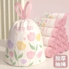 Túi rác in 2 mặt, quai xách cao cấp, dày, 1 cuộn 60 cái 45x45 cm - Giá 40,999 VND 10