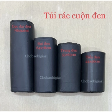 Túi rác không lõi 1kg cuộn đa màu - xanh vàng trắng đen đẹp, giá chỉ 31.979đ 10