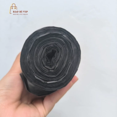Túi rác Stahaus 3 cuộn 1kg - Đen, thân thiện môi trường, đa kích thước 45x55/55x65/65x78cm, giá chỉ 19.000₫