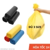 Túi rác tự phân hủy 3 cuộn 1kg Bịch Nilong đen, nhiều kích thước, giá 42.000 VND