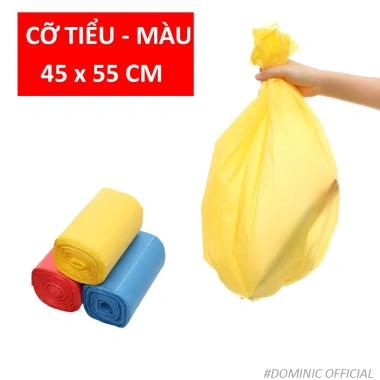 Túi rác tự phân hủy 3 cuộn 1kg Bịch Nilong đen, nhiều kích thước, giá 42.000 VND 10