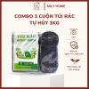 Túi rác tự phân hủy sinh học 3 màu Xanh Hồng Vàng - Dai chắc, thân thiện môi trường, chỉ 43.000₫ 2