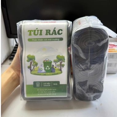 Túi rác tự phân hủy sinh học 3 màu Xanh Hồng Vàng - Dai chắc, thân thiện môi trường, chỉ 43.000₫