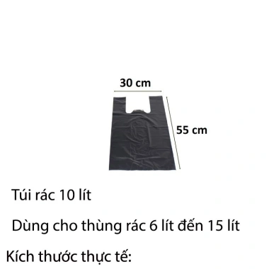 Túi Rác Vilahome 1 Kg Đen, có quai xách, đựng 6-40 lít, giá chỉ 47.560 VND 10