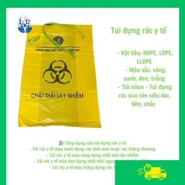 Túi rác y tế 1kg kháng khuẩn, chịu lực cao, bảo vệ môi trường - Giá giảm 22% 5