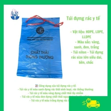Túi rác y tế 1kg kháng khuẩn, chịu lực cao, bảo vệ môi trường - Giá giảm 22% 7