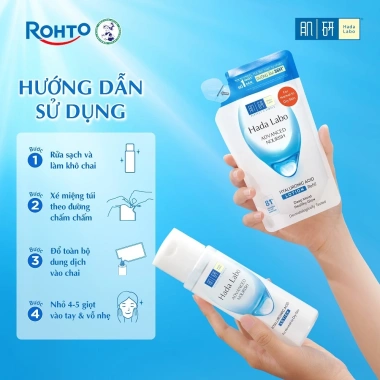 Túi refill Hada Labo Advanced Nourish Hyaluronic Acid 170ml - Dưỡng ẩm da thường và khô, giảm còn 139k 5 Túi refill Hada Labo Advanced Nourish Hyaluronic Acid 170ml - Dưỡng ẩm da thường và khô, giảm còn 139k 5