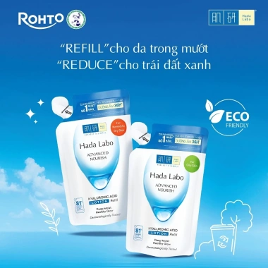 Túi refill Hada Labo Advanced Nourish Hyaluronic Acid 170ml - Dưỡng ẩm da thường và khô, giảm còn 139k 6 Túi refill Hada Labo Advanced Nourish Hyaluronic Acid 170ml - Dưỡng ẩm da thường và khô, giảm còn 139k 6
