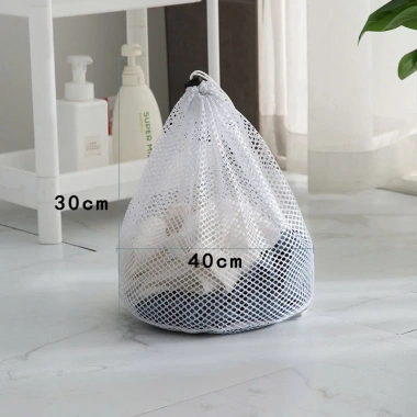 Túi Rút Lưới 49x60 Giặt Dây Vải Lưới Đựng Quần Áo Đồ Lót - Tiện Dụng, Giá 19.000đ