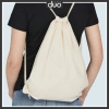 Túi rút thể thao Balo dây rút vải canvas trơn màu Mộc 33x36cm - Giá chỉ 37.000đ