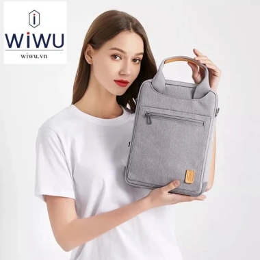 Túi sách dọc Wiwu Pioeer cho iPad Pro 12.9/11in M1 – Chống sốc, quai đeo chéo