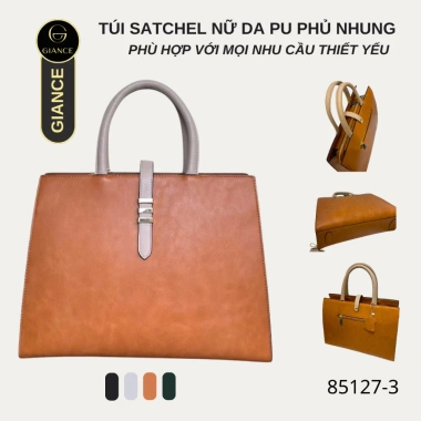 Túi Satchel Da PU Phủ Nhung Mịn - Thời Trang Công Sở Cao Cấp Quảng Châu 789k