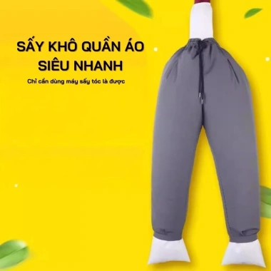 Túi sấy quần áo siêu nhanh dùng máy sấy tóc, gấp gọn, khô đều, làm phồng áo 99.000đ