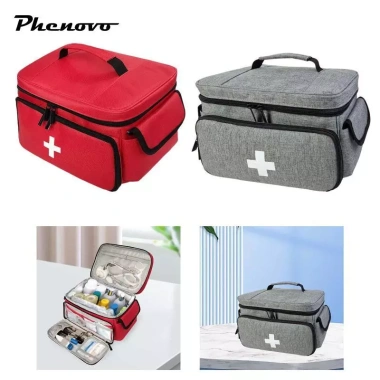 Túi sơ cứu du lịch khẩn cấp di động, khóa và dây đeo điều chỉnh, hộp thuốc ô tô văn phòng - Giá ưu đãi 370.700₫
