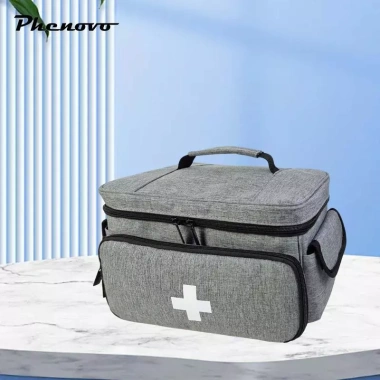Túi sơ cứu du lịch khẩn cấp di động, khóa và dây đeo điều chỉnh, hộp thuốc ô tô văn phòng - Giá ưu đãi 370.700₫