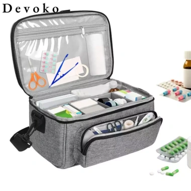 Túi sơ cứu ngăn đa năng hộp chai khóa kéo 29x19x19cm – Văn phòng tại nhà giảm 23% 6