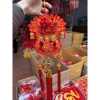 Túi Tài Lộc Liễn Treo Đào Đông Đỏ - Túi Tiền Trang Trí Tết 2.026, Mặt Đôi, 43.000 VND 8