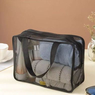 Túi tắm lưới KANNERT màu xám khô nhanh, chống rò rỉ, cầm tay, giá chỉ 51.300đ