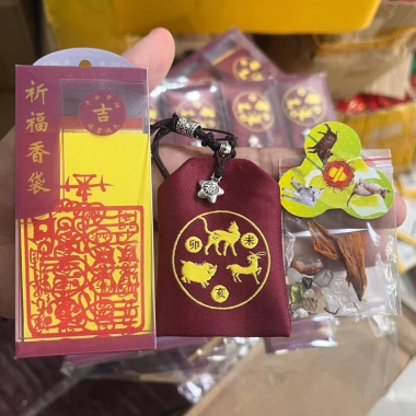 Túi Tam Tai Hợi Mão Mùi 2.025 - Giá 25.000₫, hương thơm lâu, thực phẩm tươi ngon