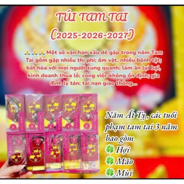 Túi Tam Tai Hợi Mão Mùi 2.025 - Giá 25.000₫, hương thơm lâu, thực phẩm tươi ngon 2