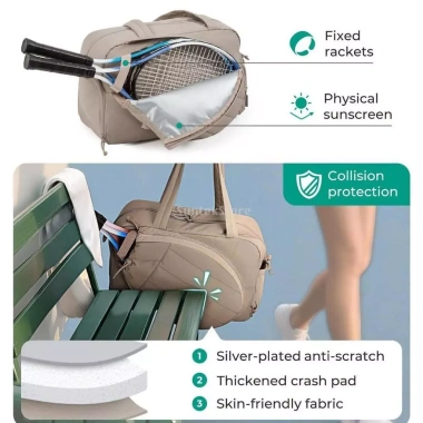 Túi tennis nữ chống nước, có túi bên tiện lợi - Giảm còn 340.200đ