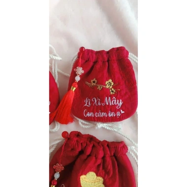 Túi Tết thêu tên bé theo yêu cầu - Độc đáo, ý nghĩa, giảm giá chỉ 119k 6