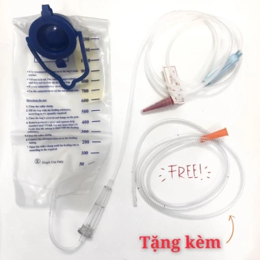 Túi thải độc đại tràng 1.200ml Coffee Enema - Giá chỉ 25.000₫, hỗ trợ thải độc cà phê, an toàn, hiệu quả